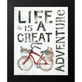thumbnail image 2 of Day, Kellie 20x24 Black Modern Framed Museum Art Print Titled - Life is a Great Adventure, 2 of 5
