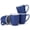 Blue, variant on Elanze Designs Color Pop White Black Exterior 16 ounce Glossy Ceramic Mugs Matching Set of 4
