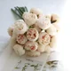 thumbnail image 3 of Rose Pink Peony Artificial Flowers Silk Bouquet 27heads Roses Fake Flower for Table Vase Arrange Home Wedding Decoration Flowers, 3 of 5