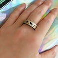 thumbnail image 3 of Unicorn Silicone Wedding Ring - Engraved Dual Layer, 3 of 5