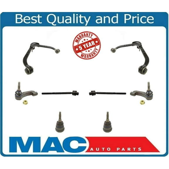 Front Control Arms Ball Joints Inner Outer Tie Rods 8pc For 02-04 Jeep Liberty