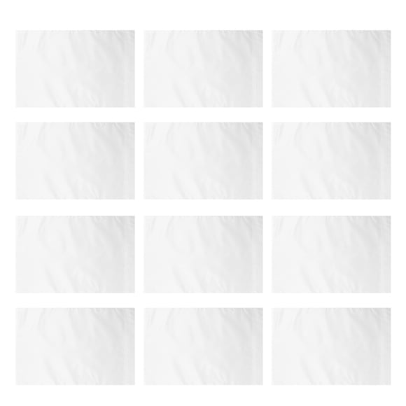 12 Pcs Blank Garden Flags DIY Making Flag Decors Outdoor Yard Blank Flags