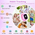 thumbnail image 5 of Eurhowing 1.83" Smart Watch for Kids 3-12, 30 Games, Habit Tracking, Music Player, Video, Alarm Clock, HD Touchscreen, Educational Toys Birthday Christmas Gifts for Boys Girls, Purple, 5 of 8
