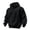 Black, variant on Zimjoy Men's Pullover Hoodie Sweatshirt Long Sleeve Fleece Lined Hooded Sweatshirt with Pocket Athletic Casual Hoodie for Men Daily Wear Workout Streetwear Black L