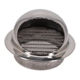 thumbnail image 3 of Grille Ronde de Sortie d'Air Extérieure en Acier Inoxydable, Couvercle d'Évent de Chauffage et de Refroidissement, 3 of 9