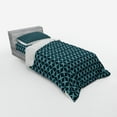 thumbnail image 3 of Ambesonne Blue Bedding Set 4 Pcs, Thick Crossed Lines, Queen, Slate Blue and Pale Blue, 3 of 3