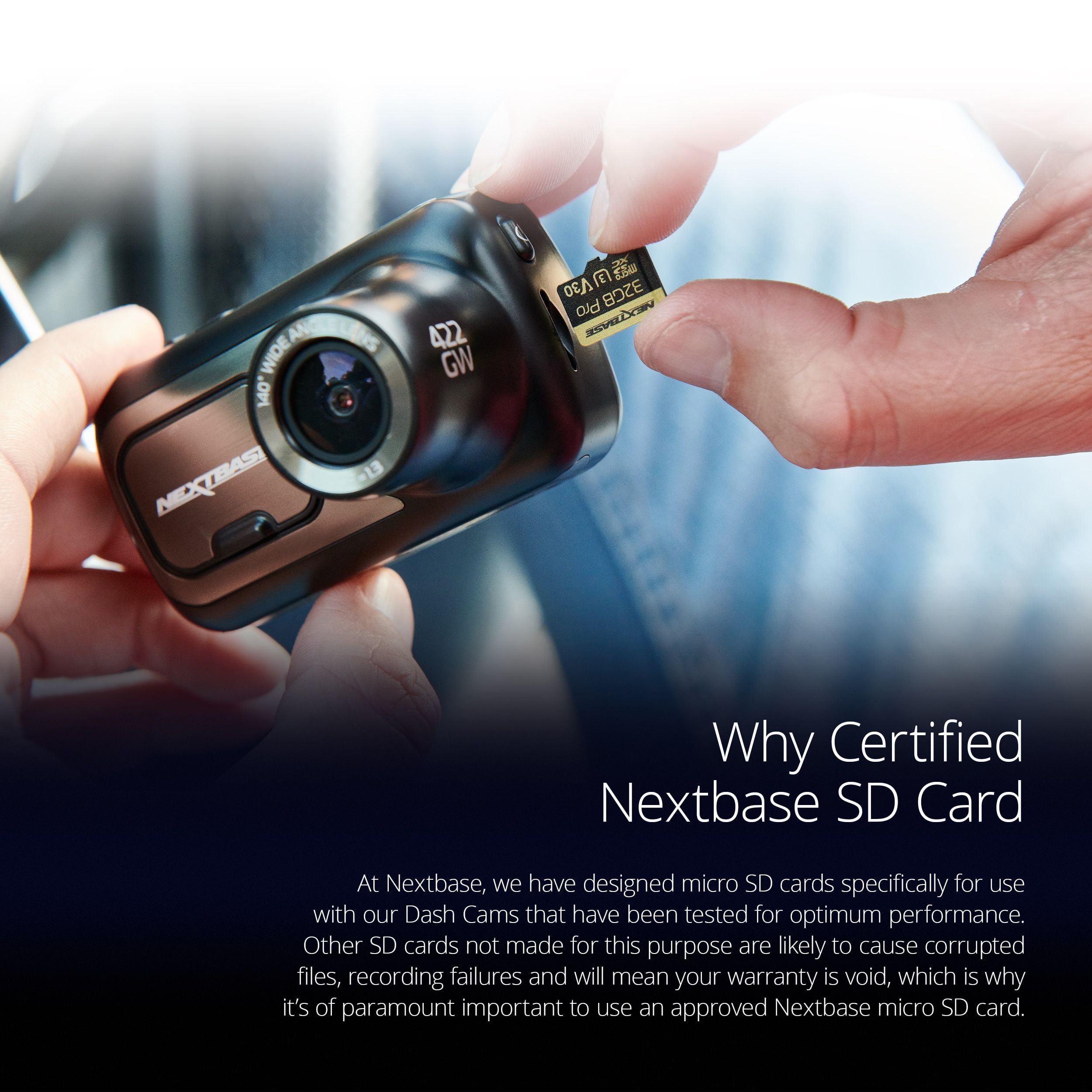Nextbase - Go Pack 32GB microSDHC UHS-III Memory Card