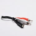 thumbnail image 3 of FireFold 2-Pack RCA Male to 3.5mm Stereo Female Adapter Cable, 6-Inch, 3 of 3