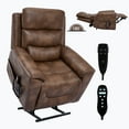 thumbnail image 3 of LiviNest Power Lift Recliner Chair: Dual Motor Massage Chair with 8-Point Vibration & Lumbar Heating - Infinite Position Adjustable Home Office Chair for Chronic Back Pain Relief & Full Body Relaxati, 3 of 6