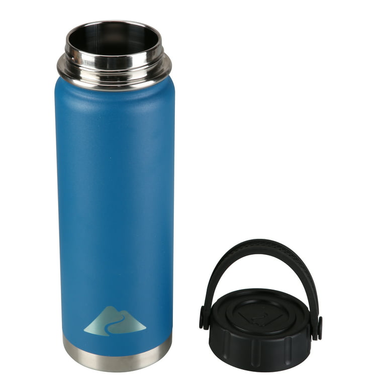 NEW Hydrapeak 32 oz Sports Water Bottle Straw and Lid, Insulated Teal Blue  flask