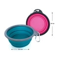 thumbnail image 3 of Platos para Mascota Pet Care 4f Colapsables Rojo y Azul 2 Pzas, 3 of 4