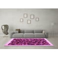 thumbnail image 3 of Ahgly Company Indoor Rectangle Abstract Pink Contemporary Area Rugs, 2' x 3', 3 of 4