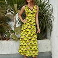thumbnail image 4 of Fun And Playful Duck Sleeveless Dress Woman Fashion Long Dresses Women's Summer Suit Dress 2025, 4 of 7