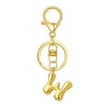 thumbnail image 1 of Hearth & Gear Custom Letter Keychain Key Ring For Initial Charm With Sturdy Metal Loop And Easy To Find Design For And Luggage, 1 of 5