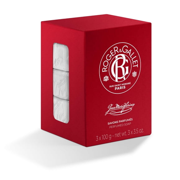 Gel de baño y jabón corporal ROGER & GALLET Jean Marie 3x100g
