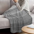 thumbnail image 3 of Grey Ombre Wooden Blanket Soft Cozy Warm Throw Blanket for Couch, Plush Fuzzy Flannel Fleece Blankets for Sofa, Farmhouse Retro Gray Wood Gradient Bed Blankets Lightweight Gifts for Women, 50"x60", 3 of 9
