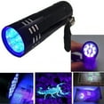 thumbnail image 4 of 9 UV LED Ultraviolet Flashlight Multifunctional Mini Fluorescent Torch Lightweight Portable Outdoor Waterproof Emergency Lamp, 4 of 8