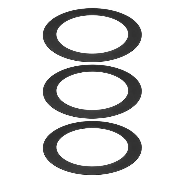 Goof Rings for 4 Inch Recessed Can Lighting, 3 Pcs Metal Goof Trim Rings, Outer Diameter 6.77-inch Inner Diameter 4.25-inch, Matte Finish Black