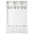 thumbnail image 5 of CozyNook Hall Tree with Storage Bench, Coat Rack with Shoe Shelf, Modern Entryway Organizer for Home Entry, Hallway, Mudroom Furnitur, 5 of 9