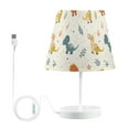 thumbnail image 2 of LED Desk Lamp Cartoon Dinosaurs with Leaf Table Nightstand Lamps with 3 Color Temperatures for Home Bedroom Living Room Decor 6x11, 2 of 8