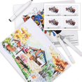 thumbnail image 3 of 4Pcs Marker Pad PlasticBound HandPainted Marker Pen Special Book Paper Painting Tools, 3 of 4