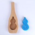 thumbnail image 5 of Molde de pastel de fondant de pastelería de madera 3d, utensilios para hornear bricolaje de cocina, regalo para el hogar, pez luna 1,11 Feliz Sencillez, 5 of 5