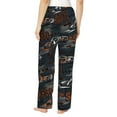 thumbnail image 3 of Pajama Pants Women, cool sports car Sweatpants Soft Sleep Lounge Pants, Casual PJ Bottoms Pants with Pockets, 3 of 5
