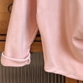 thumbnail image 6 of hotojiny Little Girls Long Sleeve Shirts Comfy Soft Crewneck Plain Kids Tops Boys Fitted Casual Undershirts(Pink,2-3 Years), 6 of 6