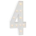 thumbnail image 1 of 100CM Birthday Numbers Decoration with Light, 1 of 5