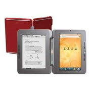 enTourage eDGe - Tablet - Linux with Google Android - 4 GB - 10.1" (1024 x 600) + 9.7" monochrome E Ink (1200 x 825) - SD slot - ruby red