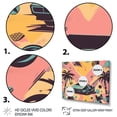 thumbnail image 3 of Designart "80S Groovy Cars V" Retro Car Wall Art For Kitchen, 3 of 5