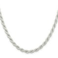 thumbnail image 2 of Primal Silver Sterling Silver 5.0mm Solid Rope Chain, 2 of 4
