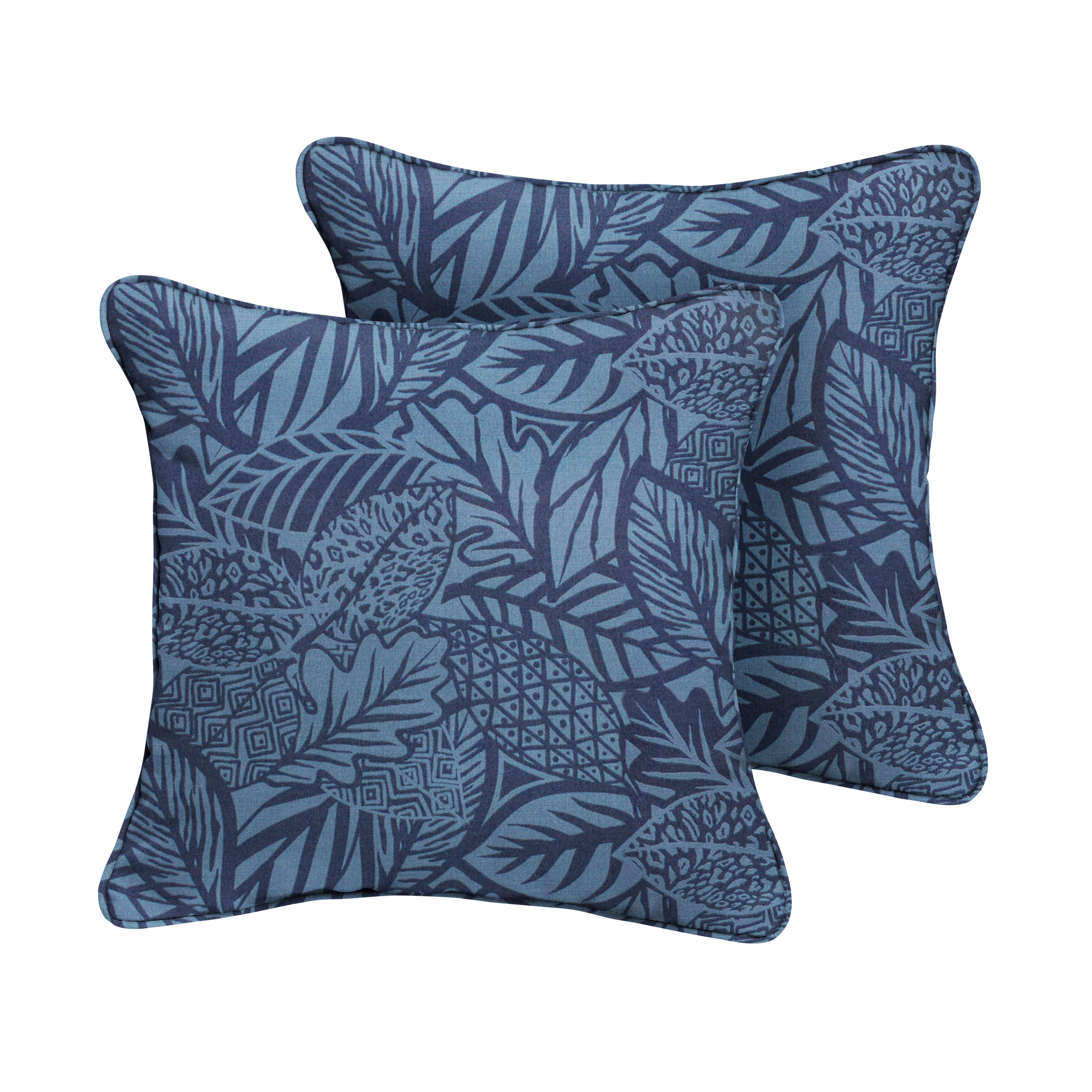 Sorra Home Maven Capri Indoor/Outdoor Corded Pillow Set of Two