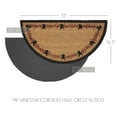 thumbnail image 3 of VHC Brands Pip Vinestar Coir Rug Half Circle 16.5x33, 3 of 5