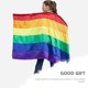 thumbnail image 5 of 2pcs bandera decorativa del arco iris de la bandera de la bandera del orgullo de LGBT de la bandera al aire libre para la fiesta, 5 of 5