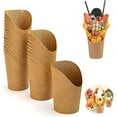 thumbnail image 1 of Kraft Charcuterie Cups, Biodegradable Material Leakproof Disposable Paper Cup, Durable Design Multifunctional Snack Cups, Resistant to Oil Penetration French Fry Holder (60), 1 of 5