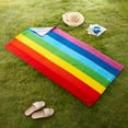 thumbnail image 2 of Way To Celebrate, Pride Flag Beach Towel, 2 of 5