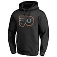 thumbnail image 2 of Men's Black Philadelphia Flyers Static Logo Pullover Hoodie, 2 of 3