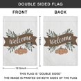 thumbnail image 4 of Welcome Fall Pumpkin Autumn Garden Flag Double Sided Yard Flags for Garden Lawn Birthday Autumn Thanksgiving Christmas 12.5x18inch, 4 of 4