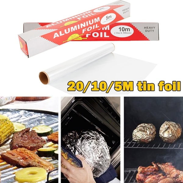 20/10/5CM BBQ Foil Paper Baking Aluminum Pan Oven Grill Tin Foil Paper