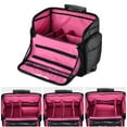 thumbnail image 2 of Byootique Lightweight Makeup Bag Cosmetic Rolling Trolley Traveling Storage Case, 2 of 10