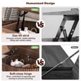 thumbnail image 4 of ANPOO Round Lift Top Coffee Table with Storage, 34.6" Fluted Center Table for Living Room, Modern Circle Drum Table, Mid Century Furniture for Small Space, 4 of 7