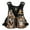 Khaki, variant on Fridja Sportsman Life Vest with Pockets Adult Available in Multiple Colors
