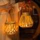 thumbnail image 1 of Lámpara de Mesa Led de Bambú para Exteriores, Inalámbrica, Color Amarillo Cálido, para Jardín, Patio o Terraza, 35 X 18 X 18 Cm, Resistente Al Agua, para Colgar o Colocar Sobre La Mesa., 1 of 7