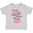 thumbnail image 3 of Inktastic I've Got Daddy Wrapped Around My Little Finger Girls Toddler T-Shirt, 3 of 5