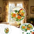 thumbnail image 1 of CaiYueKe Acrylic Puzzle Pendant Sunshade Window Hanging Plate Decorative Home Decor Stained Glass Style Window Art for Privacy Sun Protection Indoor Outdoor Window Decor Modern Hanging Ornament, 1 of 9