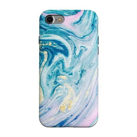 Pink & Blue Marble Tough Case for iPhone 8 & 7
