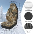 thumbnail image 7 of Uorisanigo Car Seat Covers 2 PCS Premium Brown Polynesian Front Seat Covers Washable Vehicle Split Cushion Cover for Cars Interior, Universal Fit for Cars, Sedans, Trucks, SUVs, 7 of 7