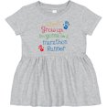 thumbnail image 3 of Inktastic Marathon Runner Future Girls Baby Dress, 3 of 5