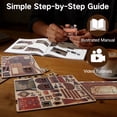 thumbnail image 4 of BELEEV Book Nook Kit,DIY 3D Wooden Puzzle with LED Lights and Dust Cover,Miniature House Model Kit for Adults Teens,Bookshelf Decor Gift - Vintage Photo Studio, 4 of 8